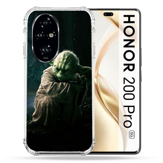 Coque Renforcée Pour Honor 200 Pro 5G Star Wars - Yoda sombre