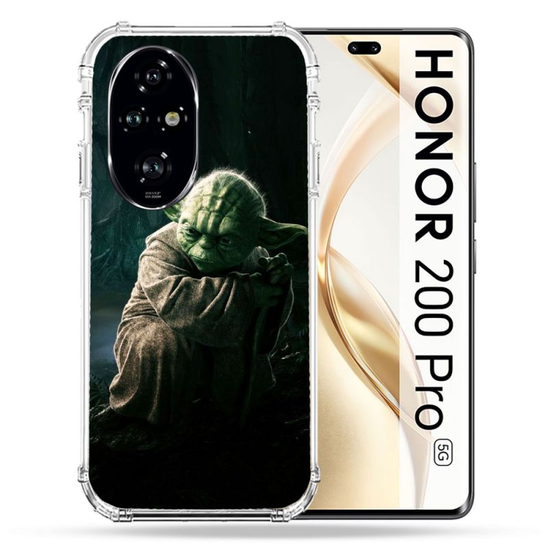 Coque Renforcée Pour Honor 200 Pro 5G Star Wars - Yoda sombre