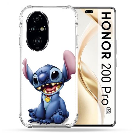 Coque Renforcée Pour Honor 200 Pro 5G Stitch Blanc