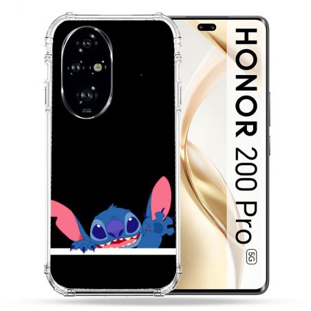Coque Renforcée Pour Honor 200 Pro 5G Stitch Noir