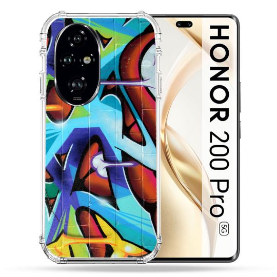 Coque Renforcée Pour Honor 200 Pro 5G Street Art Graf Color