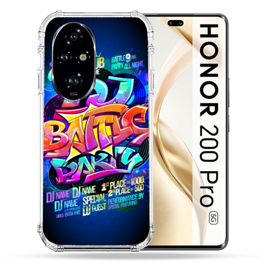 Coque Renforcée Pour Honor 200 Pro 5G Street Art Rap