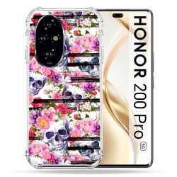 Coque Renforcée Pour Honor 200 Pro 5G Tete de Mort Pattern