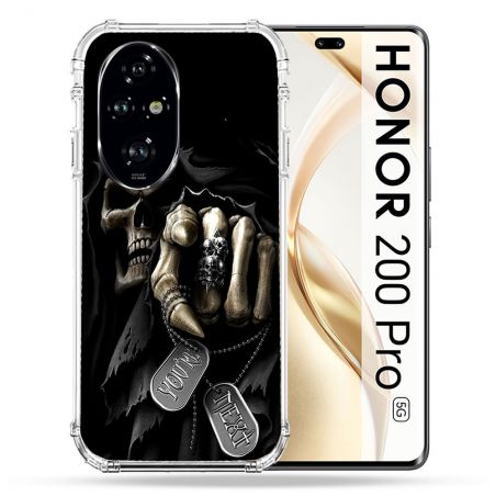 Coque Renforcée Pour Honor 200 Pro 5G Tete de Mort Your Next