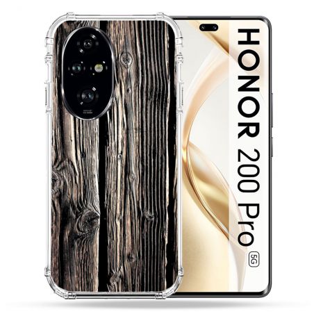Coque Renforcée Pour Honor 200 Pro 5G Texture Bois