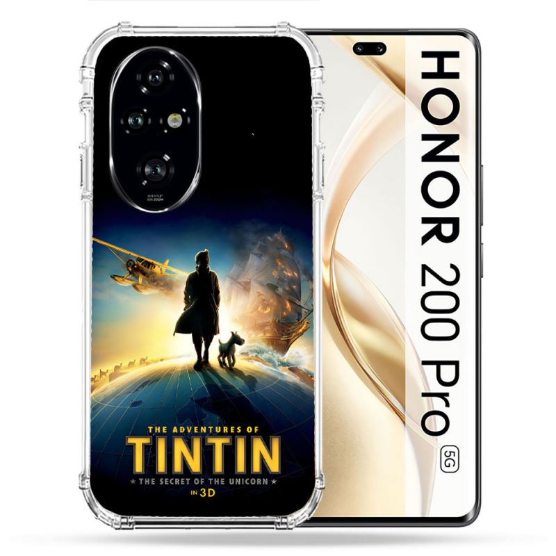 Coque Renforcée Pour Honor 200 Pro 5G Tintin Affiche