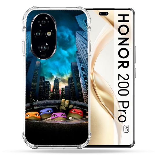 Coque Renforcée Pour Honor 200 Pro 5G Tortue Ninja Ville