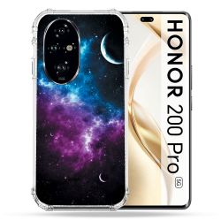 Coque Renforcée Pour Honor 200 Pro 5G Univers Bleu Violet