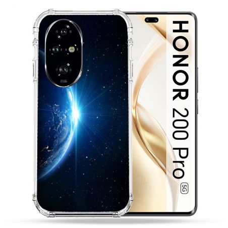 Coque Renforcée Pour Honor 200 Pro 5G Univers Planete Terre