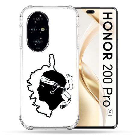 Coque Renforcée Pour Honor 200 Pro 5G Voyage Corse Blanc