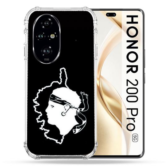 Coque Renforcée Pour Honor 200 Pro 5G Voyage Corse Noir