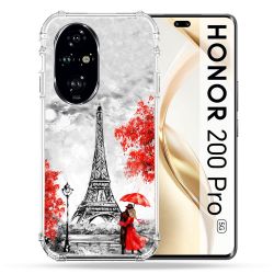 Coque Renforcée Pour Honor 200 Pro 5G Voyage France Paris Rouge