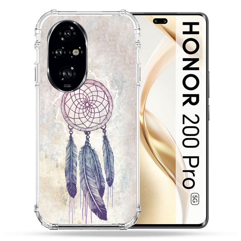 Coque Renforcée Pour Honor 200 Pro 5G Zen Attrape Reve Blanc