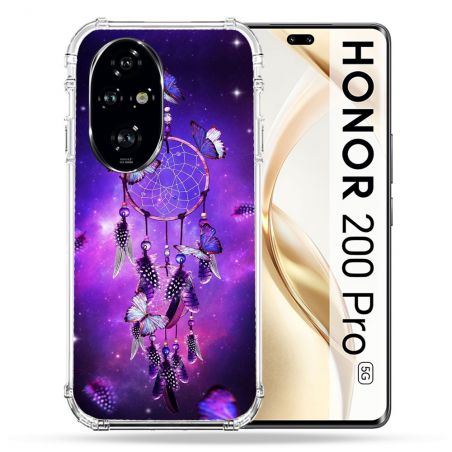 Coque Renforcée Pour Honor 200 Pro 5G Zen Attrape Reve Papillon