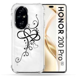 Coque Transparente Pour Honor 200 Pro 5G Cœur infini