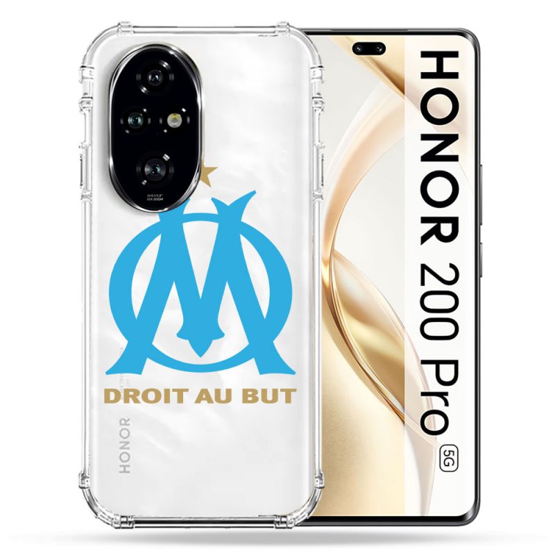 Coque Transparente Pour Honor 200 Pro 5G Foot Olympique Marseille OM