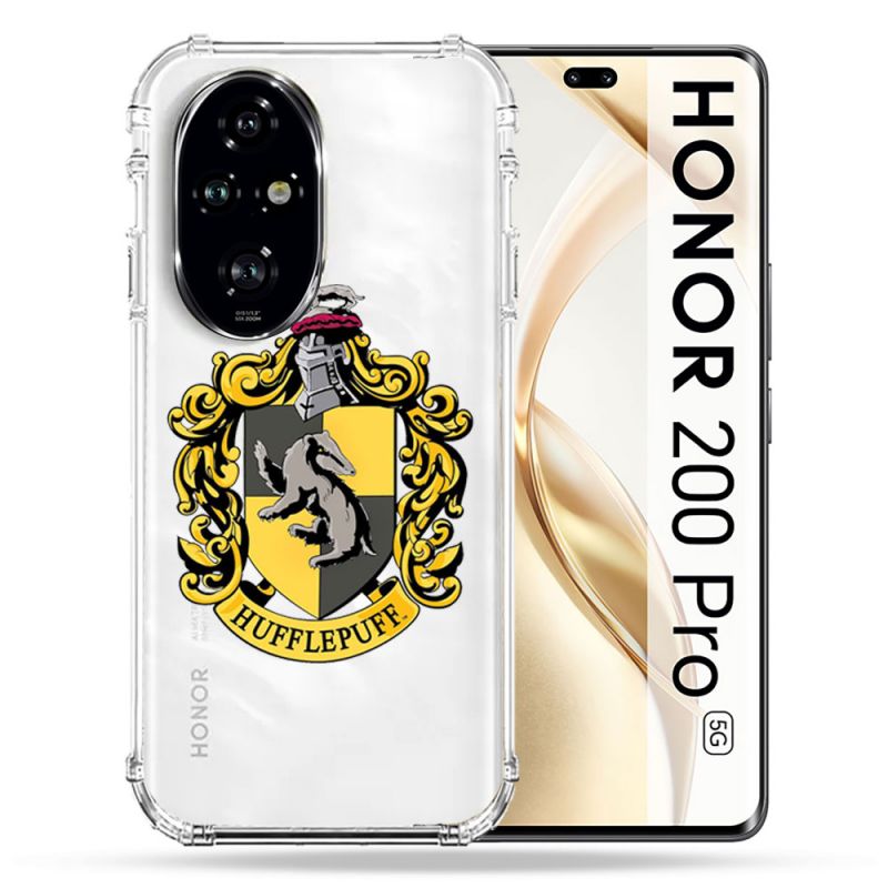 Coque Transparente Pour Honor 200 Pro 5G Harry Potter Hufflepuff
