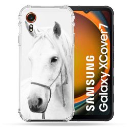 Coque Renforcée Pour Samsung Galaxy Xcover 7 Animal Cheval Cristal