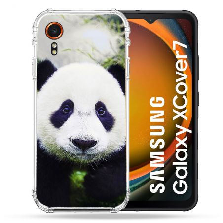 Coque Renforcée Pour Samsung Galaxy Xcover 7 Animal Panda Color