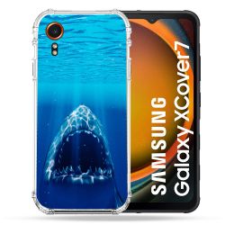 Coque Renforcée Pour Samsung Galaxy Xcover 7 Animal Requin Dent