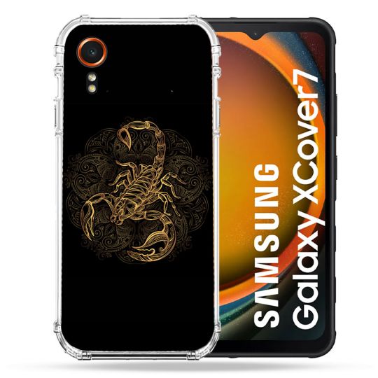Coque Renforcée Pour Samsung Galaxy Xcover 7 Animal Scorpion Fresque