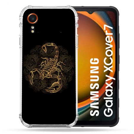 Coque Renforcée Pour Samsung Galaxy Xcover 7 Animal Scorpion Fresque