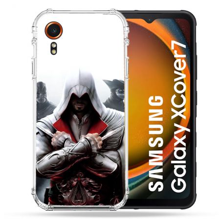 Coque Renforcée Pour Samsung Galaxy Xcover 7 Assassin Creed Mask