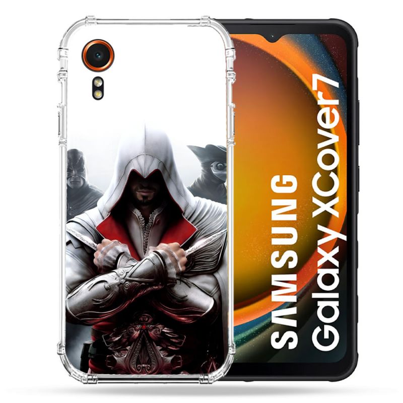 Coque Renforcée Pour Samsung Galaxy Xcover 7 Assassin Creed Mask