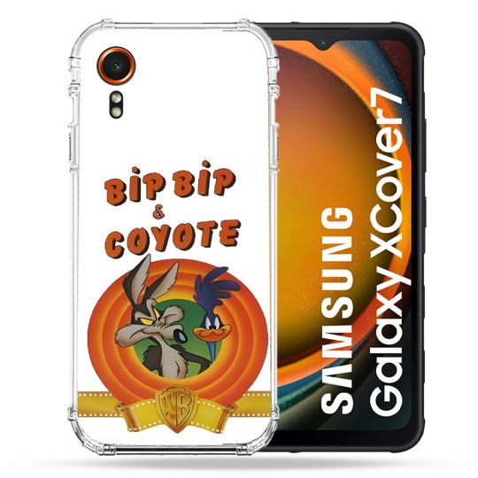 Coque Renforcée Pour Samsung Galaxy Xcover 7 Bip Bip Coyote