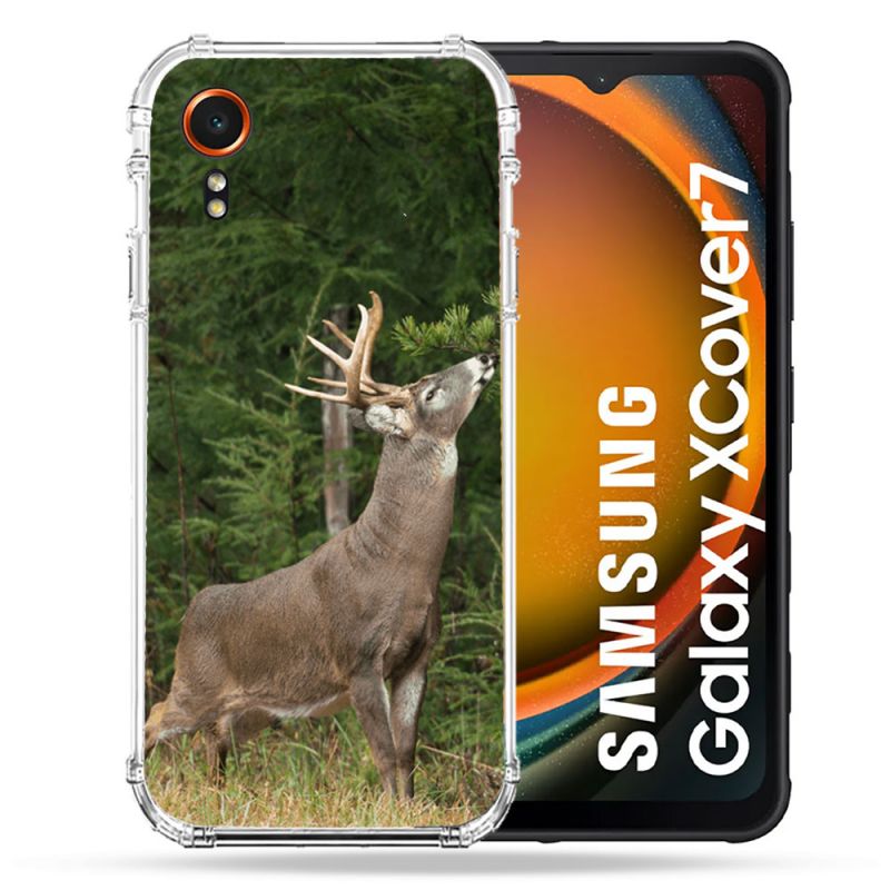 Coque Renforcée Pour Samsung Galaxy Xcover 7 Chasse Cerf