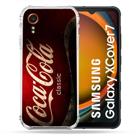 Coque Renforcée Pour Samsung Galaxy Xcover 7 Coca Cola Classique