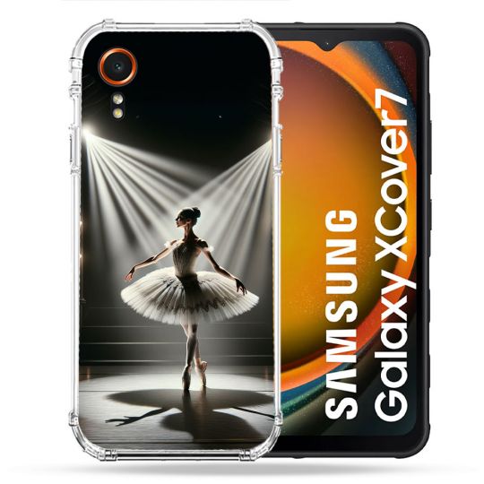 Coque Renforcée Pour Samsung Galaxy Xcover 7 Danseuse Lumière