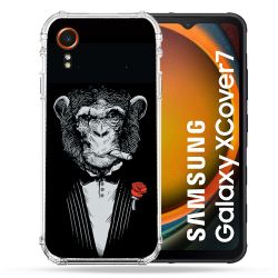 Coque Renforcée Pour Samsung Galaxy Xcover 7 Decale Singe Mafia