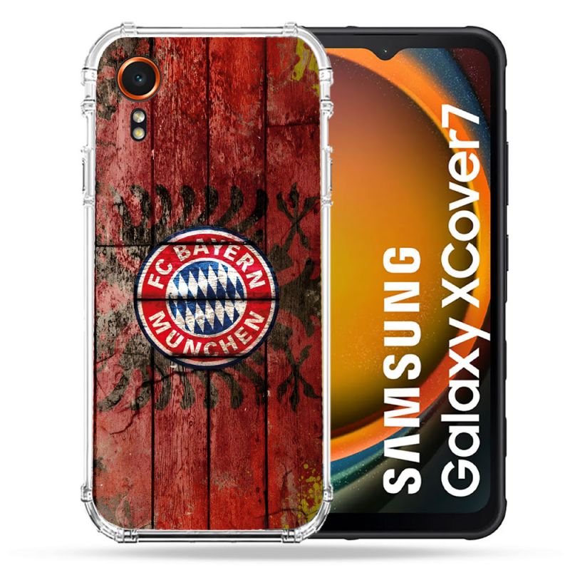 Coque Renforcée Pour Samsung Galaxy Xcover 7 Foot Bayern Munich Drapeau