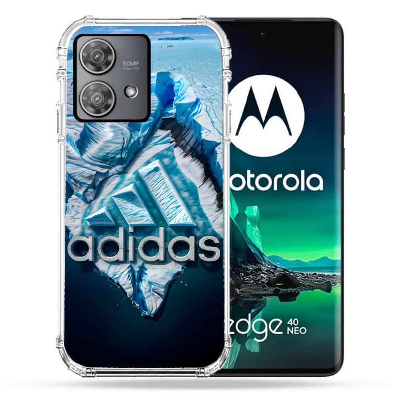 Coque Renforcée Pour Motorola Edge 40 Neo Adidas Iceberg