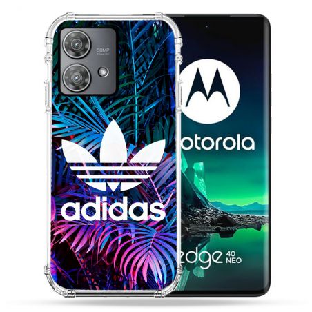 Coque Renforcée Pour Motorola Edge 40 Neo Adidas Palmier