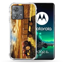 Coque Renforcée Pour Motorola Edge 40 Neo Agriculture Tracteur Color