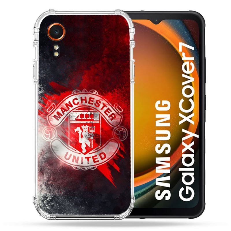 Coque Renforcée Pour Samsung Galaxy Xcover 7 Foot Manchetser United