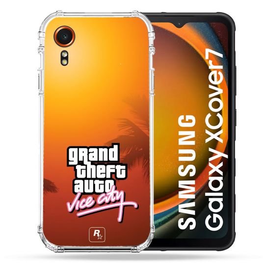 Coque Renforcée Pour Samsung Galaxy Xcover 7 GTA Vice City