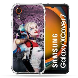 Coque Renforcée Pour Samsung Galaxy Xcover 7 Harley Quinn Batte