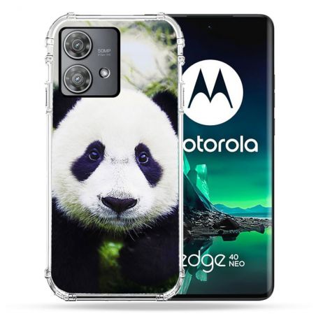 Coque Renforcée Pour Motorola Edge 40 Neo Animal Panda Color