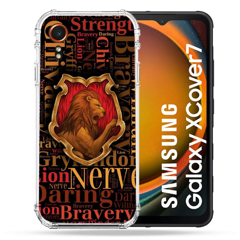 Coque Renforcée Pour Samsung Galaxy Xcover 7 Harry Potter Griffondor