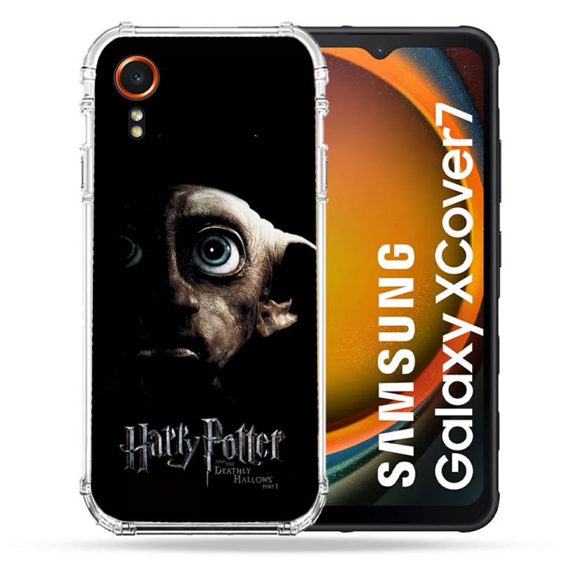 Coque Renforcée Pour Samsung Galaxy Xcover 7 Harry Potter Hollows Dobby
