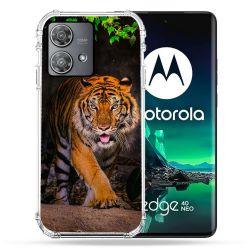 Coque Renforcée Pour Motorola Edge 40 Neo Animal Tigre Jungle