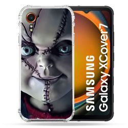 Coque Renforcée Pour Samsung Galaxy Xcover 7 Horreur Chucky Cicatrice