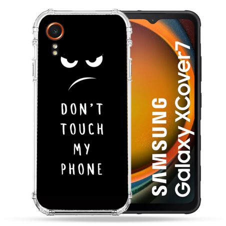 Coque Renforcée Pour Samsung Galaxy Xcover 7 Humour Don't Touch