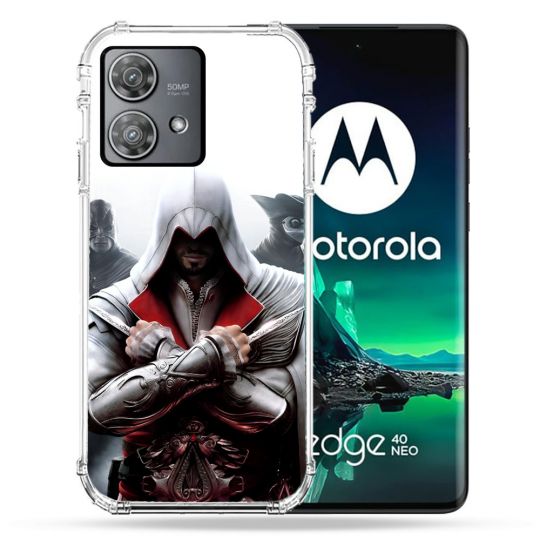 Coque Renforcée Pour Motorola Edge 40 Neo Assassin Creed Mask