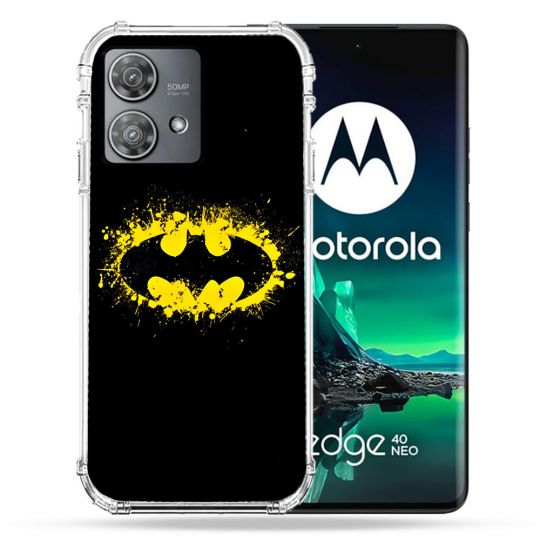 Coque Renforcée Pour Motorola Edge 40 Neo Batman Logo