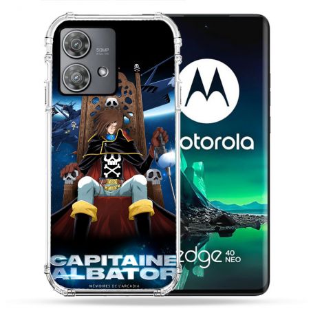 Coque Renforcée Pour Motorola Edge 40 Neo Capitaine Albator