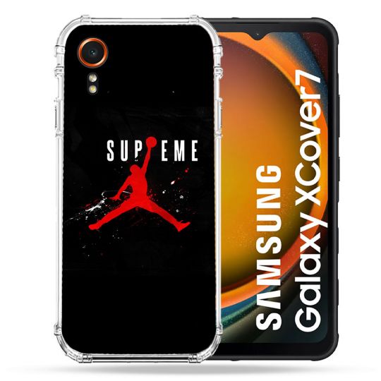 Coque Renforcée Pour Samsung Galaxy Xcover 7 Jordan Supreme Noir